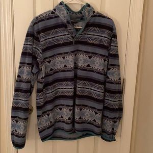 eddie bauer patterned pullover